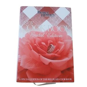 Red Plaid Bridal Edition Better Homes and Gardens New Cook Book 12th Edition